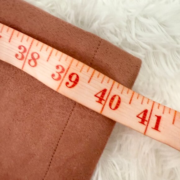 Women BCBGMAXAZRIA Alese Faux-Suede Dress Knee Length in Rose Pink Size Small - Picture 7 of 11